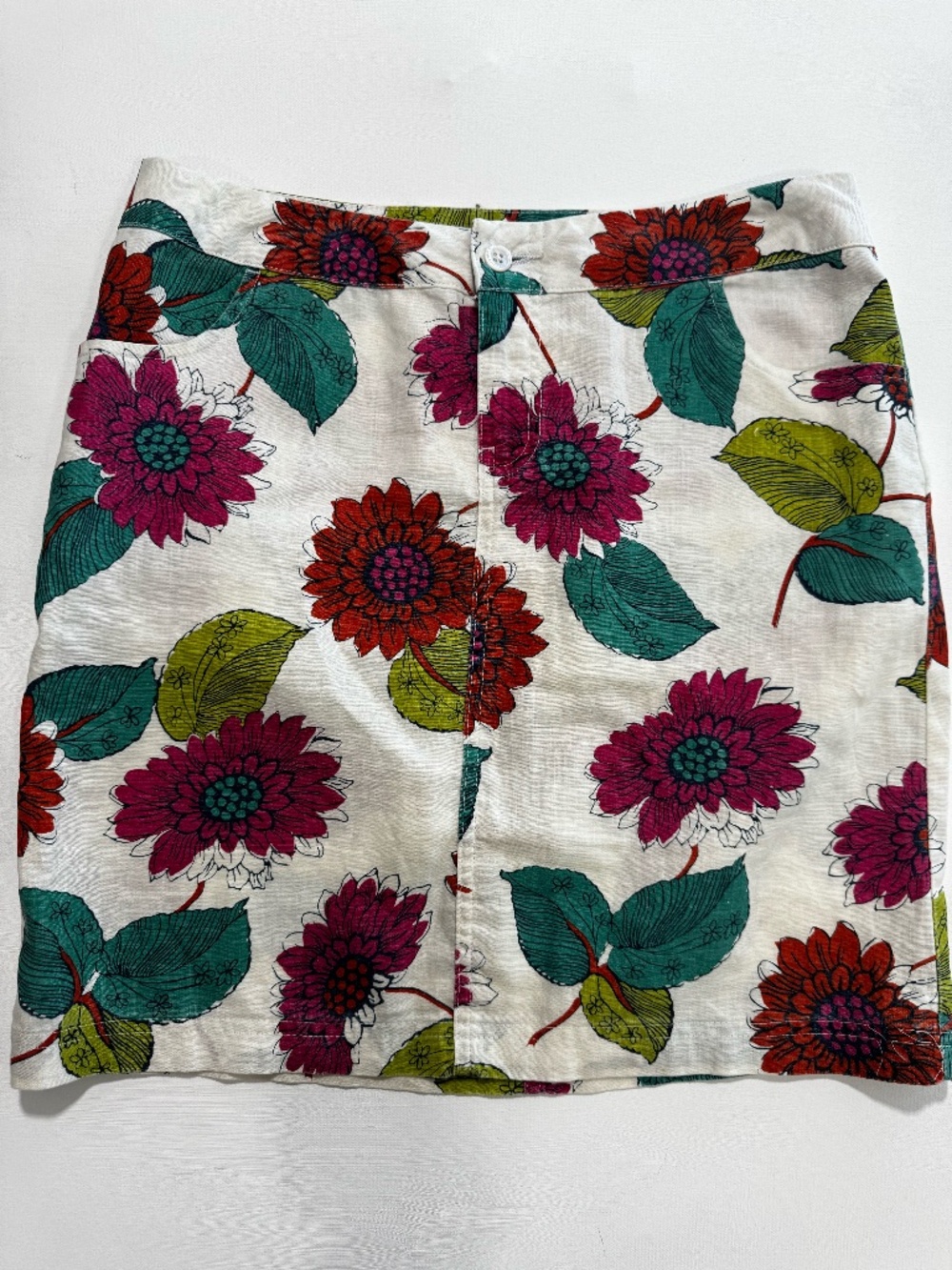 Bahama Relax Size 2 Floral Skirt – Tropical Resort Style – Women’s
